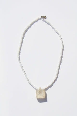 Antique Afghani Carved Quartz Pendant