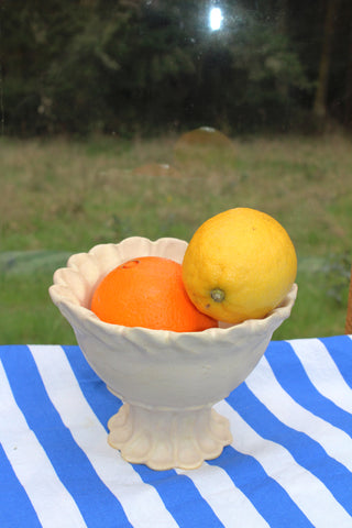 Parfait Pedestal  in Butter by Ashley Brazil