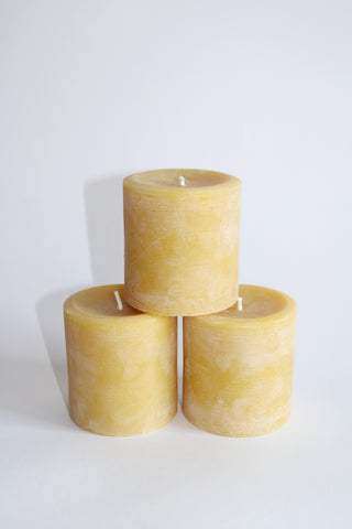 Beeswax Pillar Candles