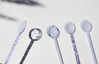 Glass Spoon Set