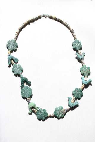 Spring Bird and Blossom Amulet