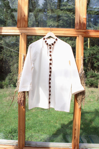 Accidente con Flores Garden Button up