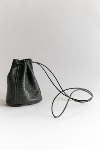 Golden Hour Bucket Bag in Black