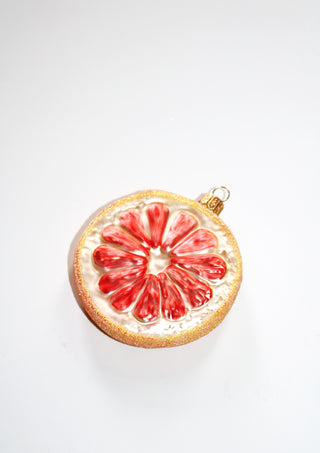 Hand Painted Grapefruit Ornament