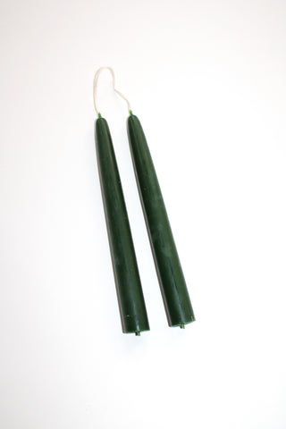 Taper Candles Green