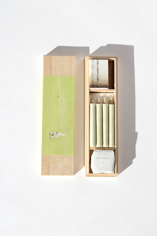 Haze Traditional Japanese Candle Gift Set in Sage