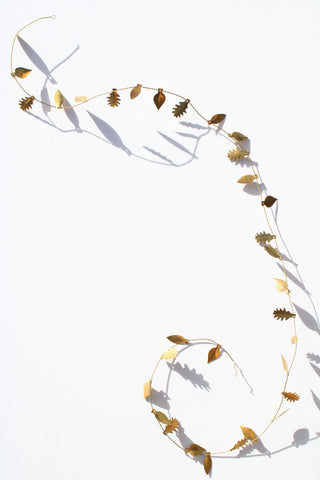 Brass Holiday Garland