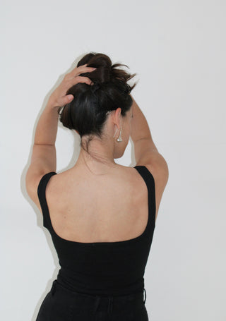 Gil Rodriguez Matisse Scooped Tank in Black