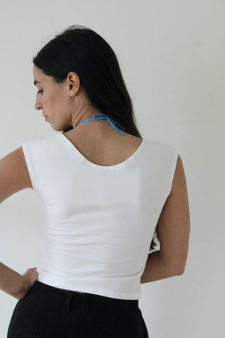 Gil Rodriguez El Tigre Everyday Top in White