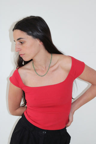 Gil Rodriguez El Tigre Everyday Top in Tomate