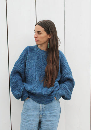 Shaina Mote Perle Sweater in Indigo