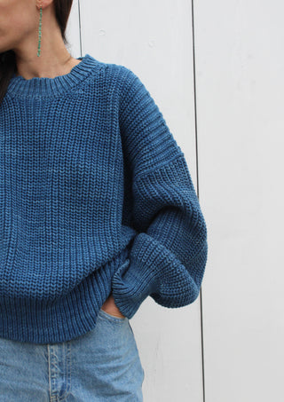 Shaina Mote Perle Sweater in Indigo