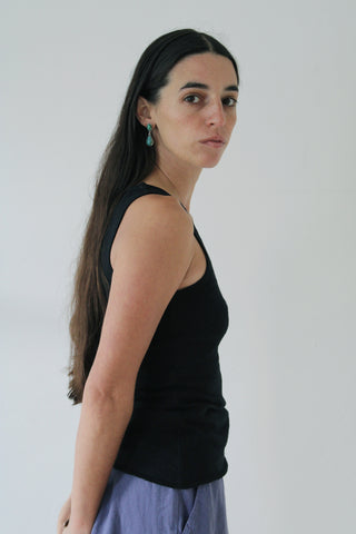 Shaina Mote Classic Tank in Onyx