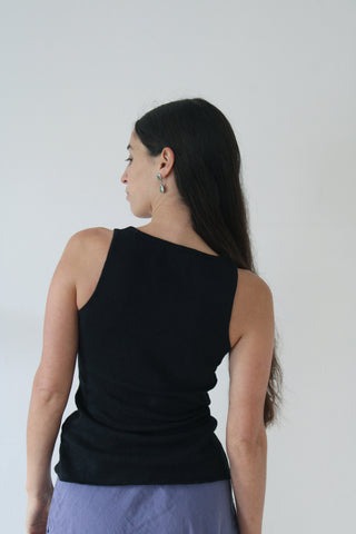 Shaina Mote Classic Tank in Onyx