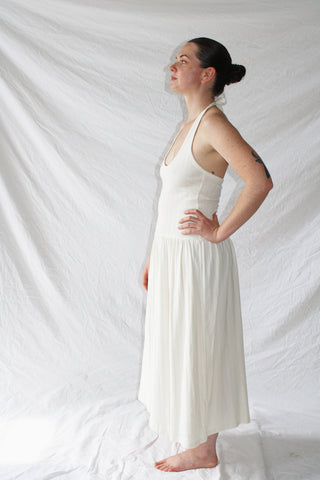 Emma Rothkopf Isla Halter Dress in Cream