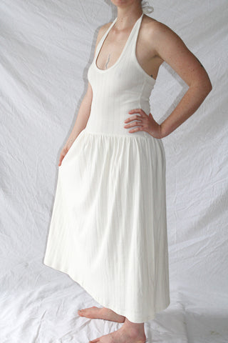 Emma Rothkopf Isla Halter Dress in Cream