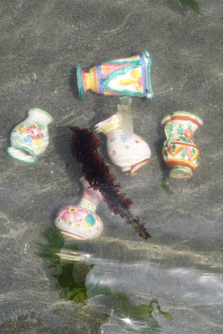Vintage Hand Painted Italian Vase # 3