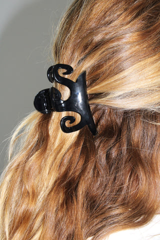River Hair Claw by Merrma in Jet