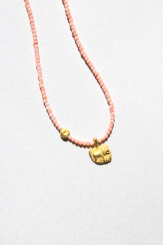 Golden Lion Pendant Strand