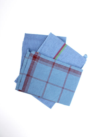 Maison Masarin Vintage Tea Towel in Blue