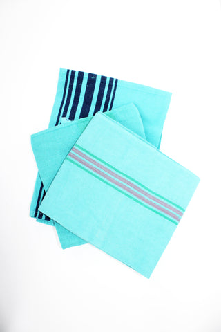 Maison Masarin Vintage Tea Towel in Turquoise