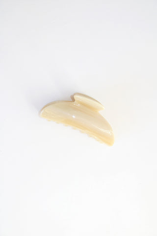 Midi Heirloom Claw in Albaster