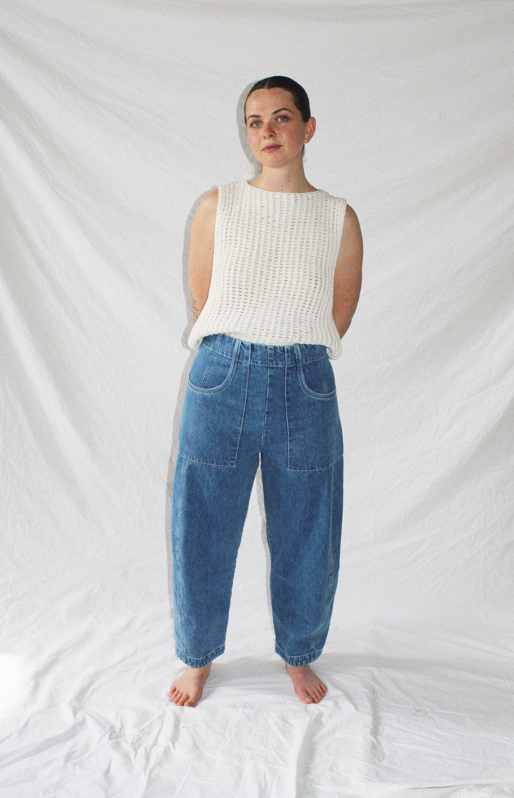 Emma Rothkopf Orla Knit Shell in Salt – Takara Design