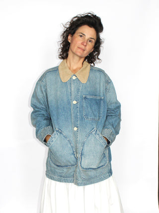 Shaina Mote Painter Coat in Denim