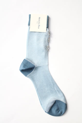 Recife Sock by Maria La Rosa in Powder Blue