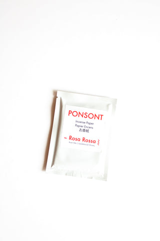 PONSONT Rosa Rossa Incense Paper