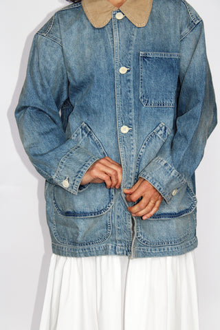 Shaina Mote Painter Coat in Denim
