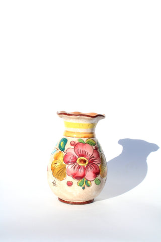 Vintage Hand Painted Italian Vase