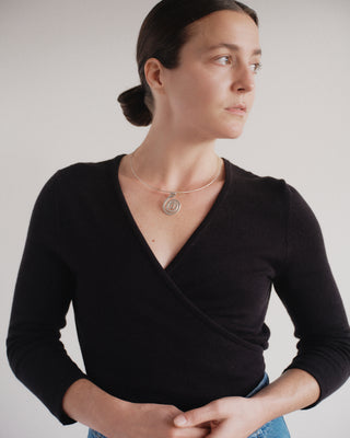 Shaina Mote Elsa Top in Onyx