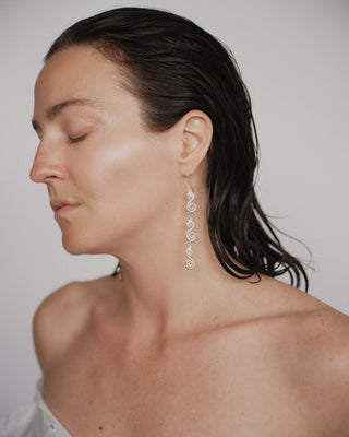 Spiral Dangle Earrings