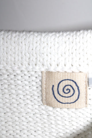 Limited Edition Spiral Knit Camisole in White