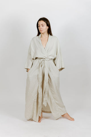 Sunday Morning Linen Robe