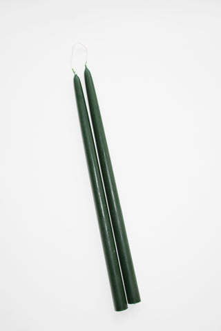 Tall Green Taper Candles