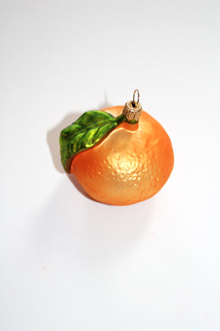 Hand Painted Mandarin Orange Ornament