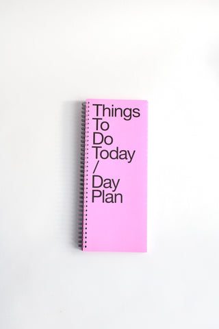 Things To Do Daily Planner in Pink