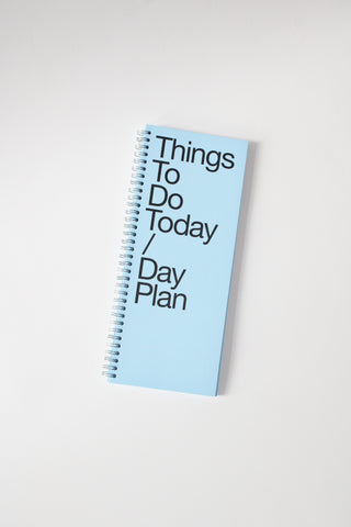 Things To Do Daily Planner in Blue