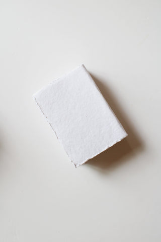 Mini Lamali Handmade Journal in White