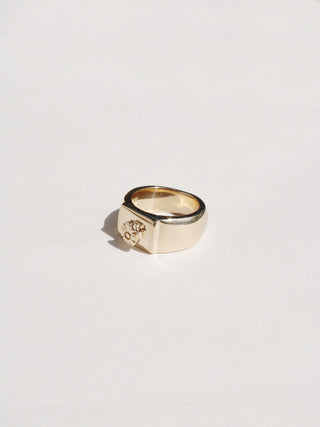 Flore Signet Pinky Ring